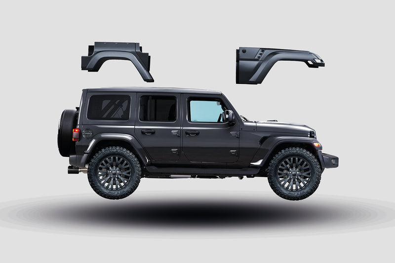 JEEP WRANGLER JL (2018-PRESENT) 4 DOOR BLACK HAWK BODYKIT - Image 2