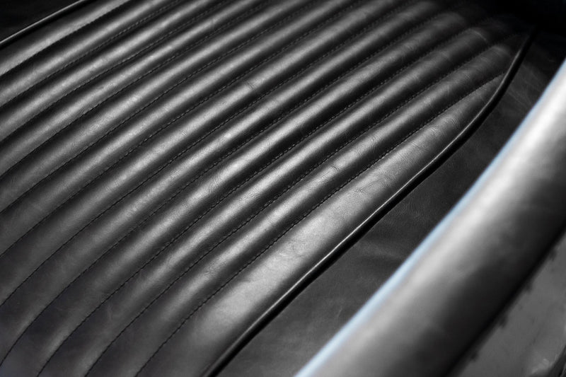Vintage Automobile-Inspired Chair in Stealth Black - Image 3
