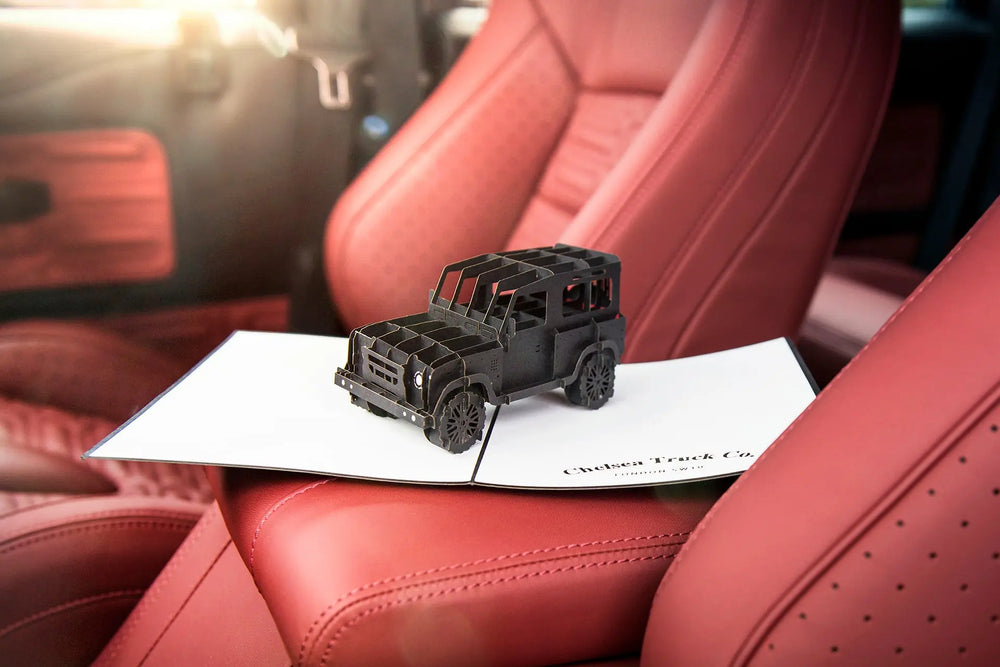 Land Rover Defender 90 (1991-2016) Chelsea Truck Co 3D Greeting Card - Image 5