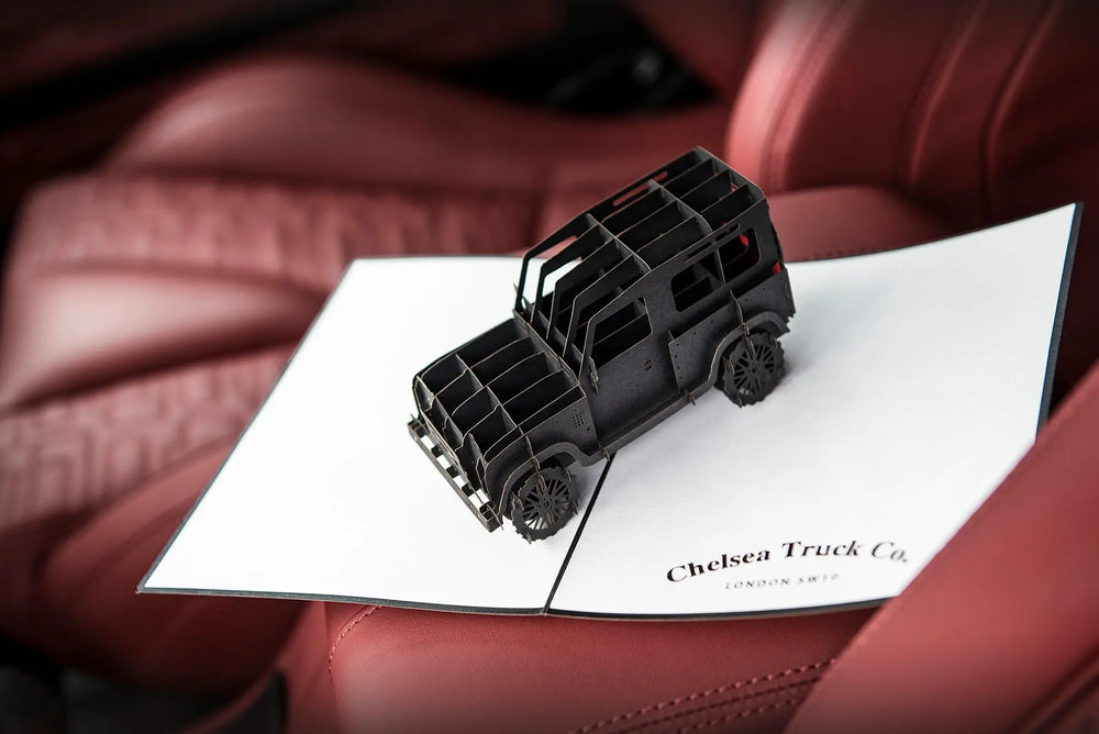 Land Rover Defender 90 (1991-2016) Chelsea Truck Co 3D Greeting Card - Image 3
