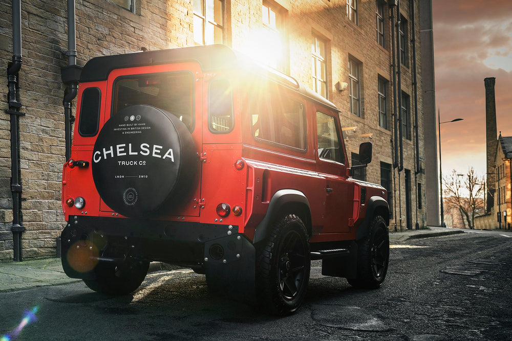 Land Rover Defender 90 London Motor Show Edition in Lava Orange | Chelsea Truck Co. - Image 5