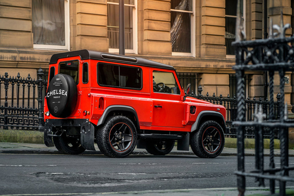 Land Rover Defender 90 London Motor Show Edition in Lava Orange | Chelsea Truck Co. - Image 6