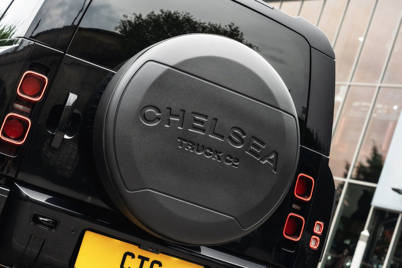 Defender Satin Black Expedition Spare Wheel Cover – Rugged Finish | Chelsea Truck Co - Image 2