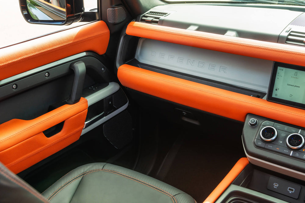 Land Rover Defender 110 Clam Shell Design Leather Interior - Image 40