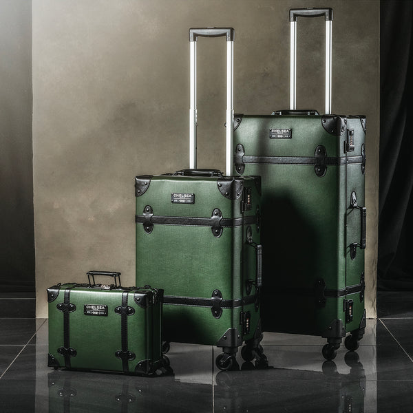 Chelsea Truck Company Vintage Inspired Travel Luggage Set