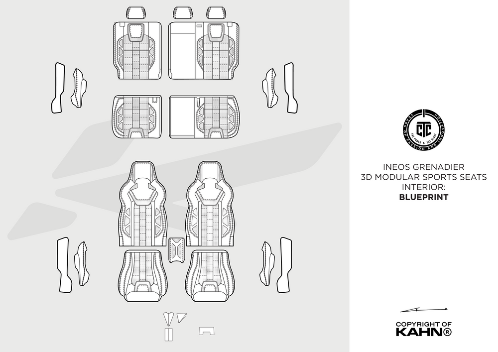 Ineos Grenadier Vermilion Sport Seat Leather Interior (2023–Present) - Image 2