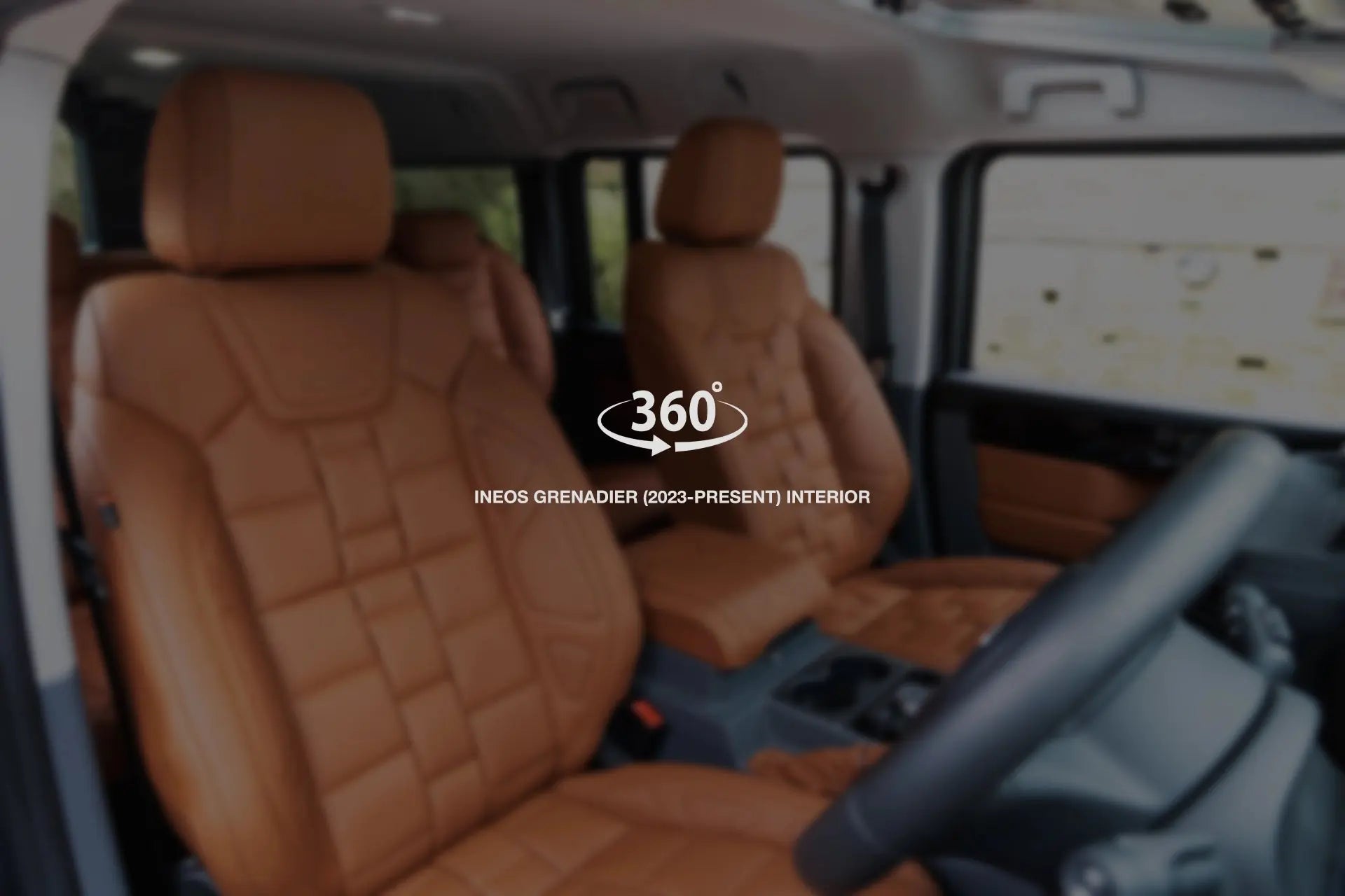 360° Tour of INEOS Grenadier British Tan 3D Modular Leather Interior Chelsea Truck Company