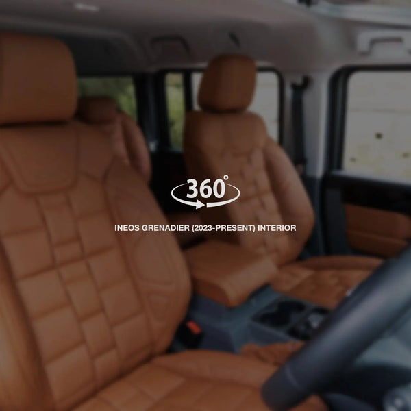 360° Tour of INEOS Grenadier British Tan 3D Modular Leather Interior Chelsea Truck Company