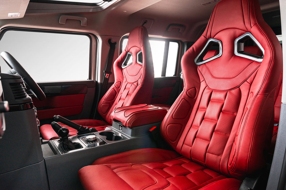 Ineos Grenadier Vermilion Sport Seat Leather Interior (2023–Present) - Image 2