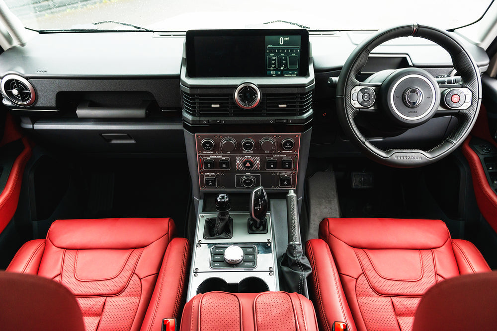 Ineos Grenadier Vermilion Sport Seat Leather Interior (2023–Present) - Image 4