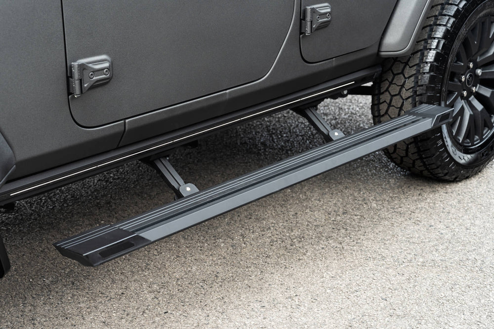 Jeep Wrangler JL (2018-PRESENT) 4 Door Electric Side Steps with lights (running boards) - Image 4