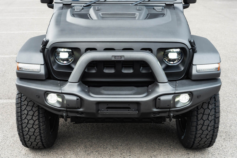 JEEP WRANGLER JL (2018-Present) Expedition Front Bumper with Integrated A Bar - Image 7