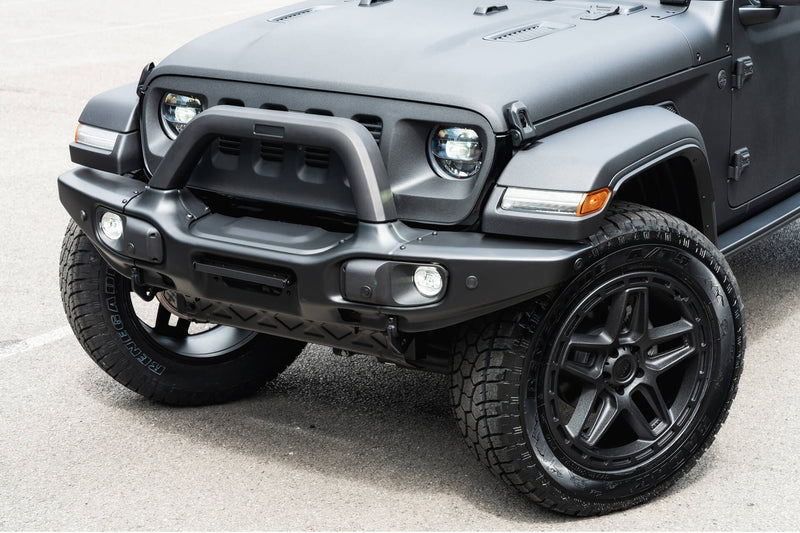 JEEP WRANGLER JL (2018-Present) Expedition Front Bumper with Integrated A Bar - Image 21