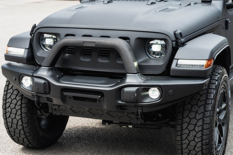 JEEP WRANGLER JL (2018-Present) Expedition Front Bumper with Integrated A Bar - Image 25