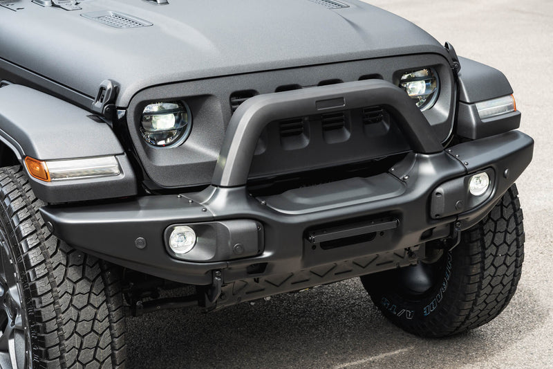 JEEP WRANGLER JL (2018-Present) Expedition Front Bumper with Integrated A Bar - Image 26