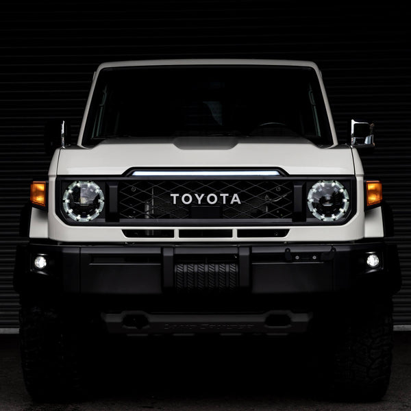 Toyota Land Cruiser 70 (2023-Present) Front Grille with LED Lightbar