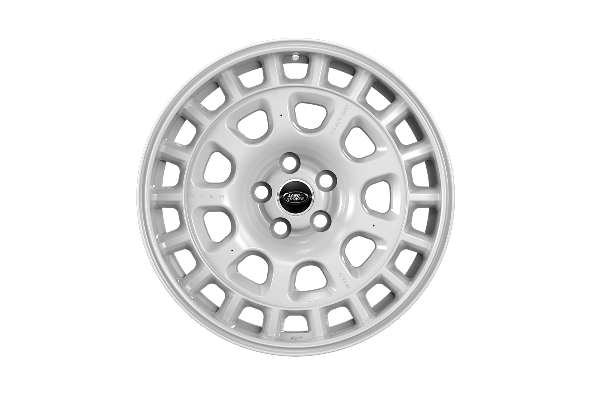 White Defender hammerhead alloy wheels

