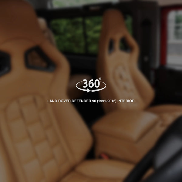 LAND ROVER DEFENDER 90 (1991-2016) Sport Seats Leather Interior 360° Tour