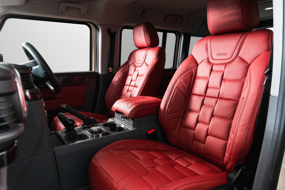 INEOS Grenadier (2023–Present) Comfort Leather Interior – Vermilion - Image 2