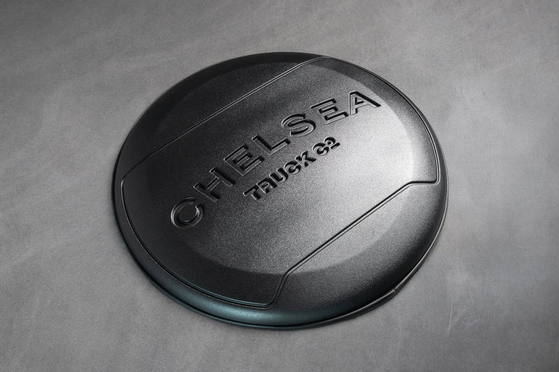 Defender Satin Black Expedition Spare Wheel Cover – Rugged Finish | Chelsea Truck Co - Image 1