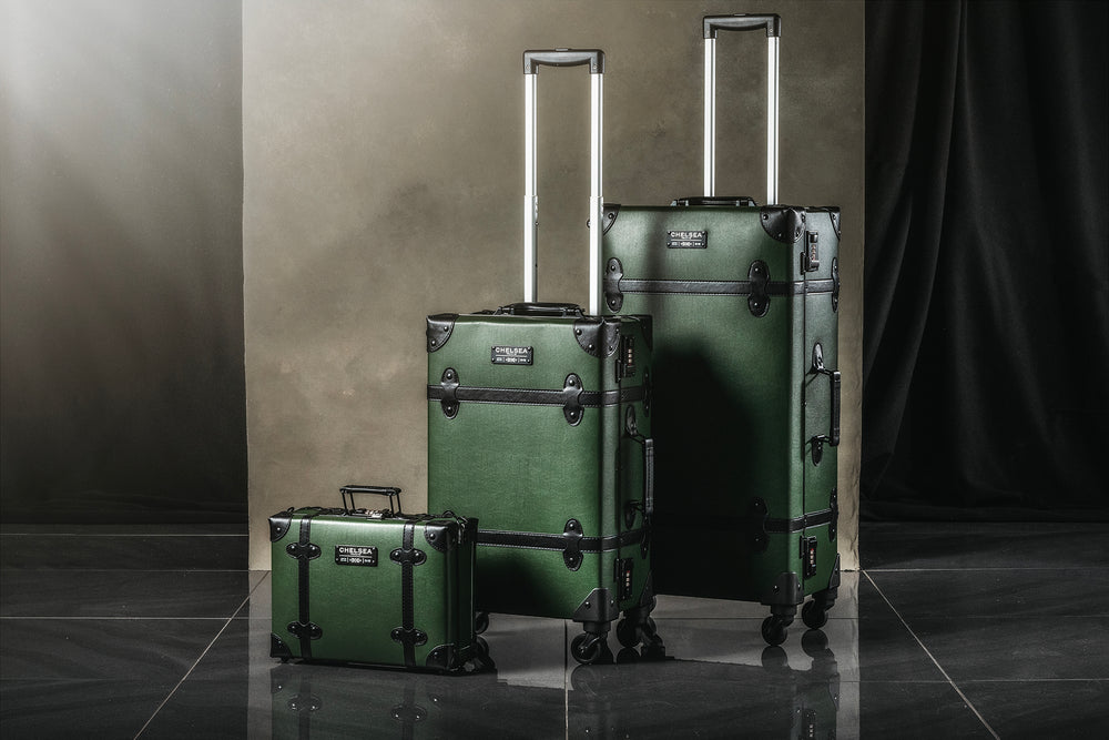 Chelsea Truck Company Vintage Inspired Travel Luggage Set