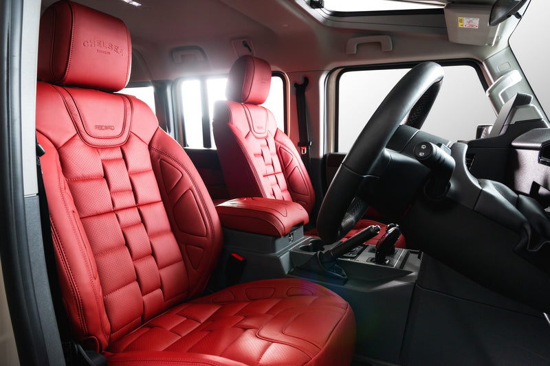 INEOS Grenadier (2023–Present) Comfort Leather Interior – Vermilion - Image 1