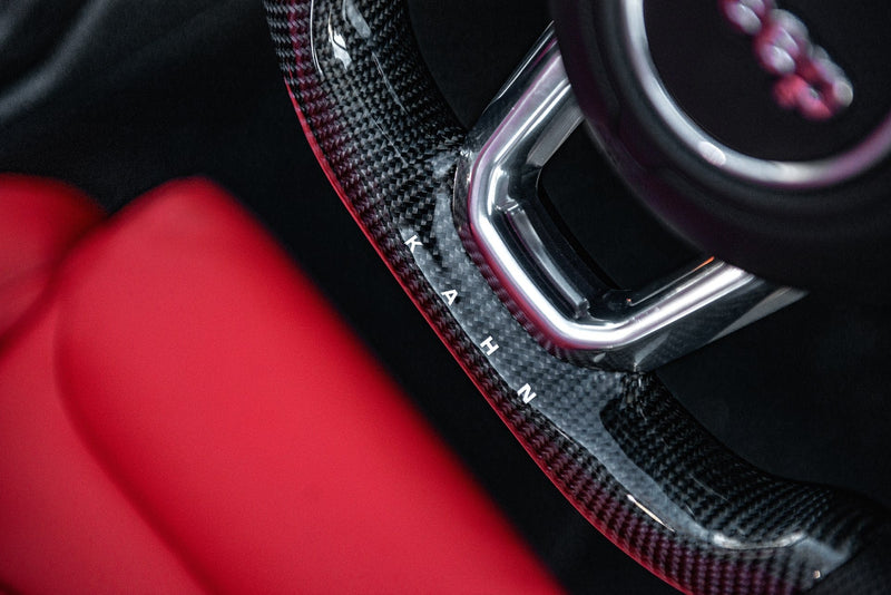 Jeep Wrangler JL (2018-Present) Carbon Sports Steering Wheel with Kahn Lettering - Image 12