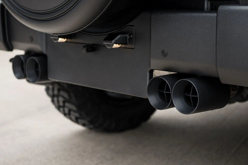Jeep Wrangler JK Petrol (2007-2018) 2 Door Quad Crosshair Exhaust System - Image 2