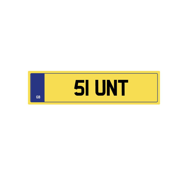 Yellow Private Plate 51 Unt by Kahn 