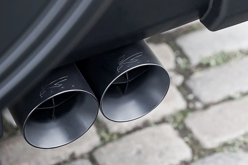 Jeep Wrangler JK Petrol (2007-2018) 2 Door Quad Crosshair Exhaust System - Image 4