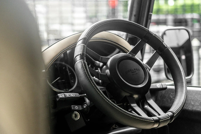 Land Rover Defender (1991-2016) Bespoke Double 3-Spoke Steering Wheel - Image 5