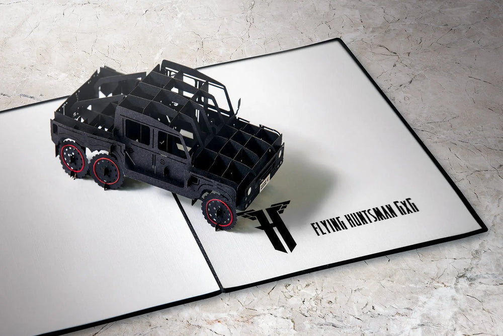 Flying Huntsman Chelsea Truck Company 3D Greeting Card