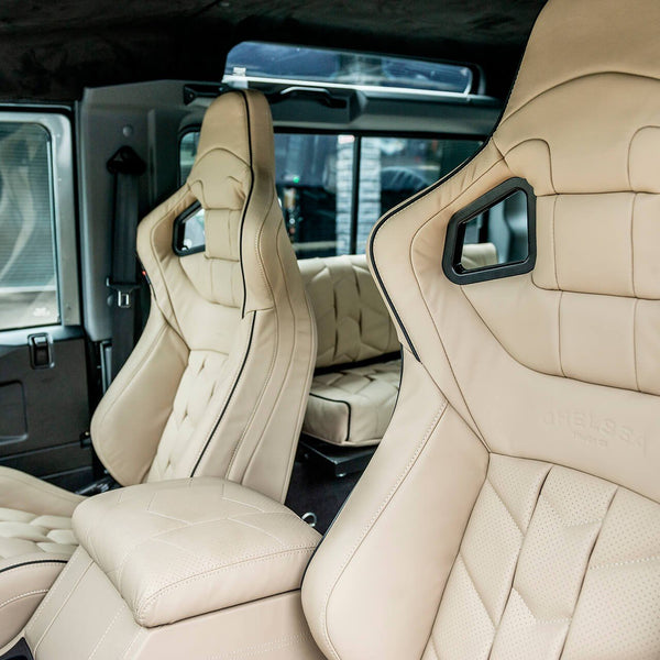Land Rover Defender 90 (1991-2016) Leather Interior 6 Seat Conversion by Chelsea Truck Company - Image 1482