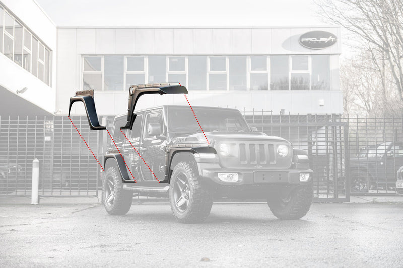 JEEP WRANGLER JL (2018-PRESENT) 4 DOOR BODYGUARD BODYKIT - Image 9