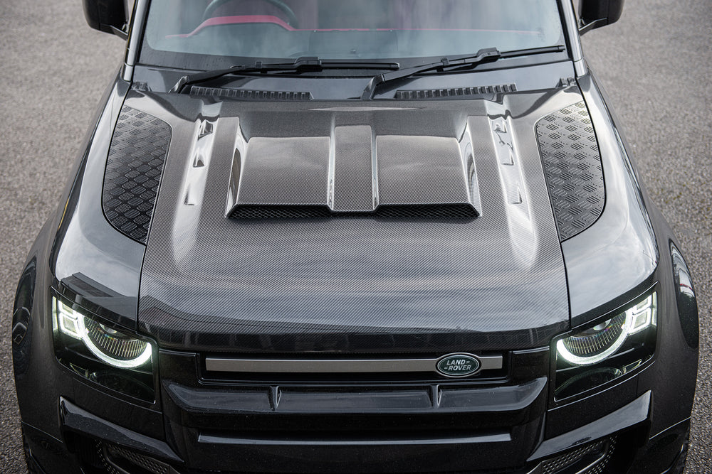 Land Rover Defender (2020-Present) Exposed Carbon Vented Bonnet - Image 1