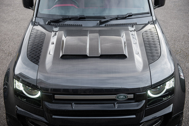 Land Rover Defender (2020-Present) Exposed Carbon Vented Bonnet - Image 1