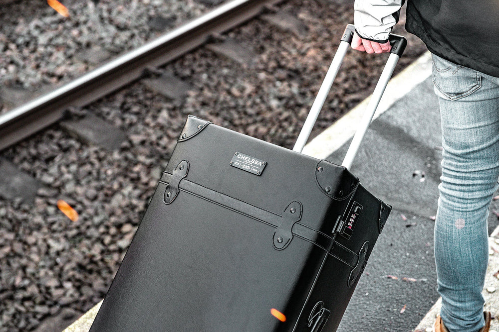 Chelsea Truck Company Vintage Inspired Travel Luggage Set - Image 15