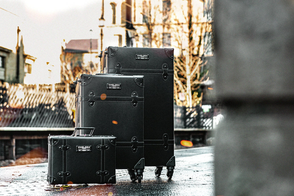 Chelsea Truck Company Vintage Inspired Travel Luggage Set - Image 5