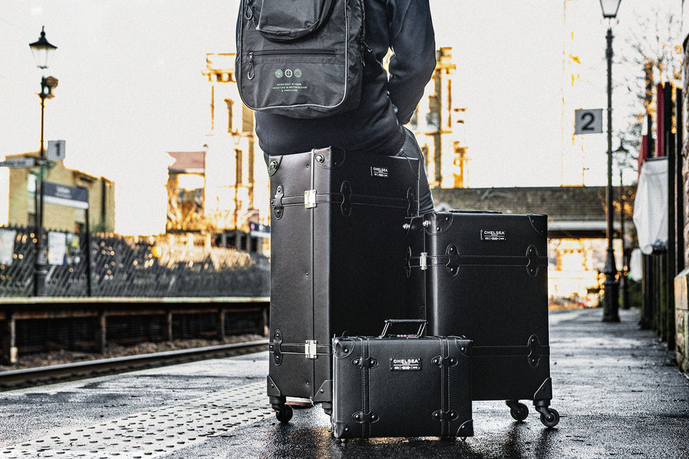 Chelsea Truck Company Vintage Inspired Travel Luggage Set - Image 13