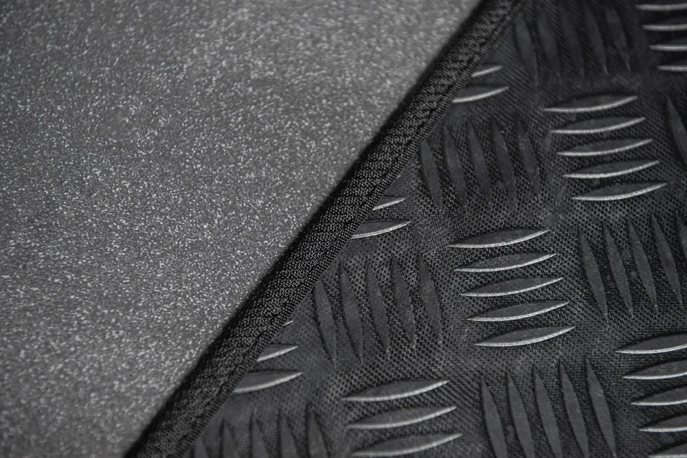 LAND ROVER DEFENDER 110 (1991-2016) CHEQUERED RUBBER FLOOR MATS - Image 6