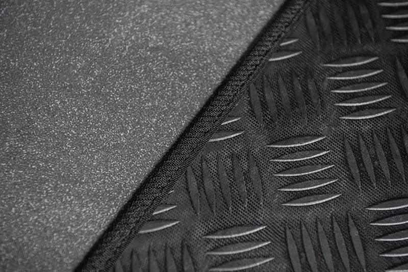 LAND ROVER DEFENDER 110 (1991-2016) CHEQUERED RUBBER FLOOR MATS - Image 6