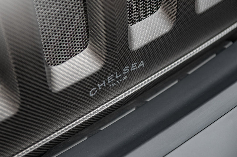 JEEP WRANGLER JL (2018-PRESENT) Exposed CARBON 4 SLOT HERRINGBONE DESIGN GRILLE IN MATTE FINISH - Image 15