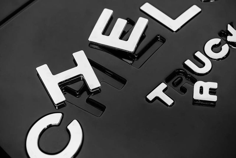 Mirror Lettering for Chelsea Truck Company Hard Spare Wheel Cover - Image 3