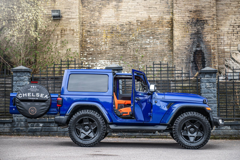 Jeep Wrangler JL 2-Door Leather Interior – Orange Comfort | Chelsea Truck Co - Image 6
