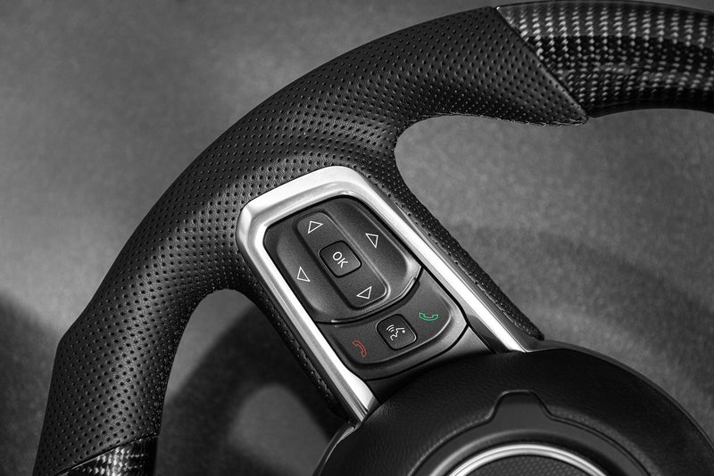 Jeep Wrangler JL (2018-Present) Carbon Sports Steering Wheel with Kahn Lettering - Image 7