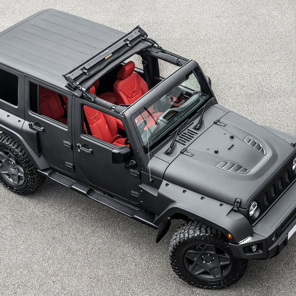 Jeep Wrangler JK 4 Door Black Hawk Soft Top
