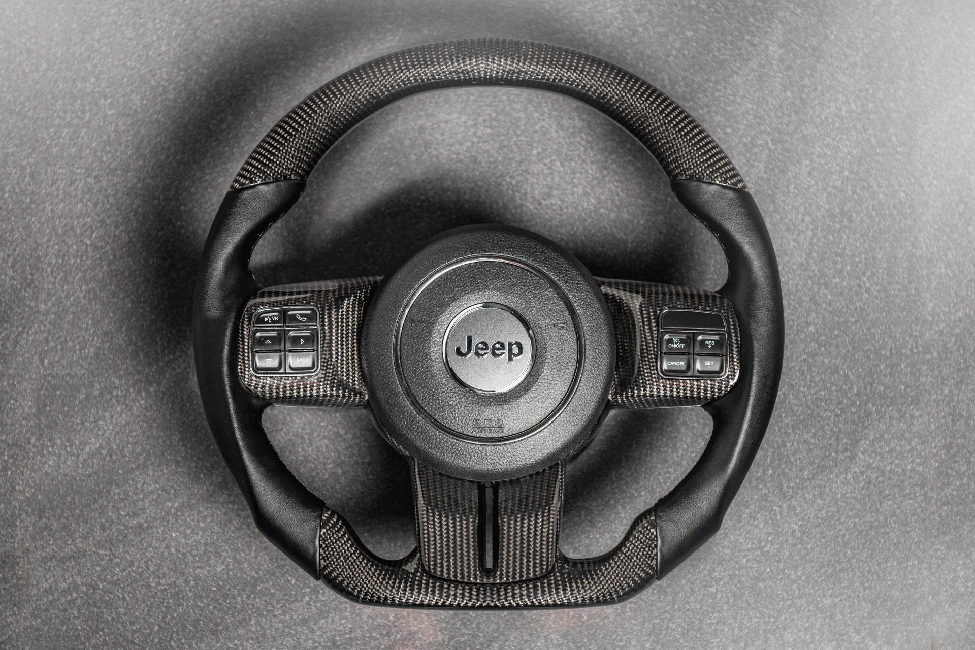 Jeep Wrangler JK (2011-2018) Exposed Carbon Steering Wheel