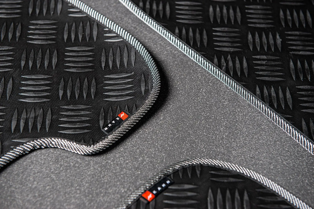 JEEP WRANGLER JL (2018-PRESENT) CHEQUERED RUBBER MATS - 2 Door - Image 4