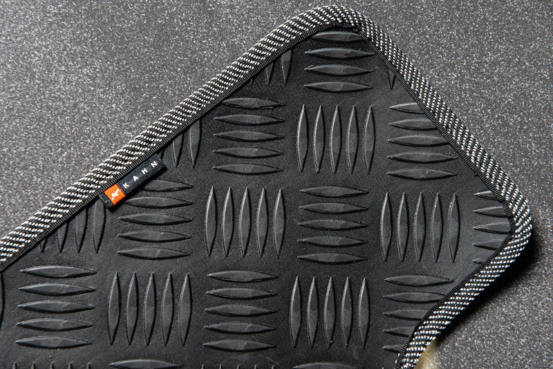 JEEP WRANGLER JL (2018-PRESENT) CHEQUERED RUBBER MATS - 4 DOOR - Image 5