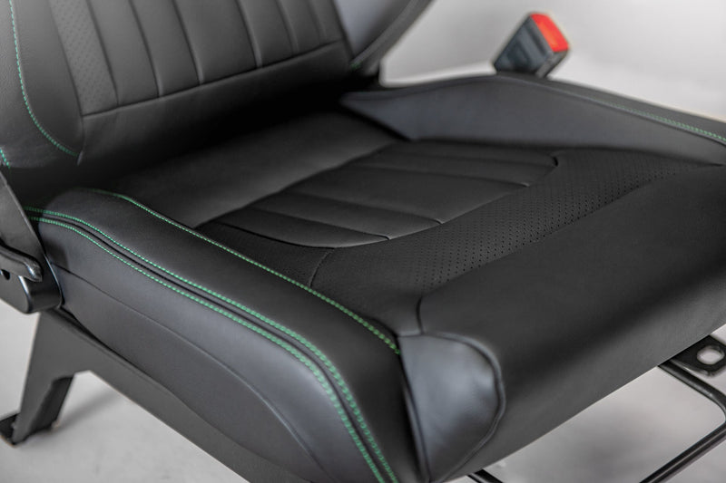 Jeep Wrangler JL (2018-Present) Lightweight Vegan Leather Heritage Sport Seats - Image 17